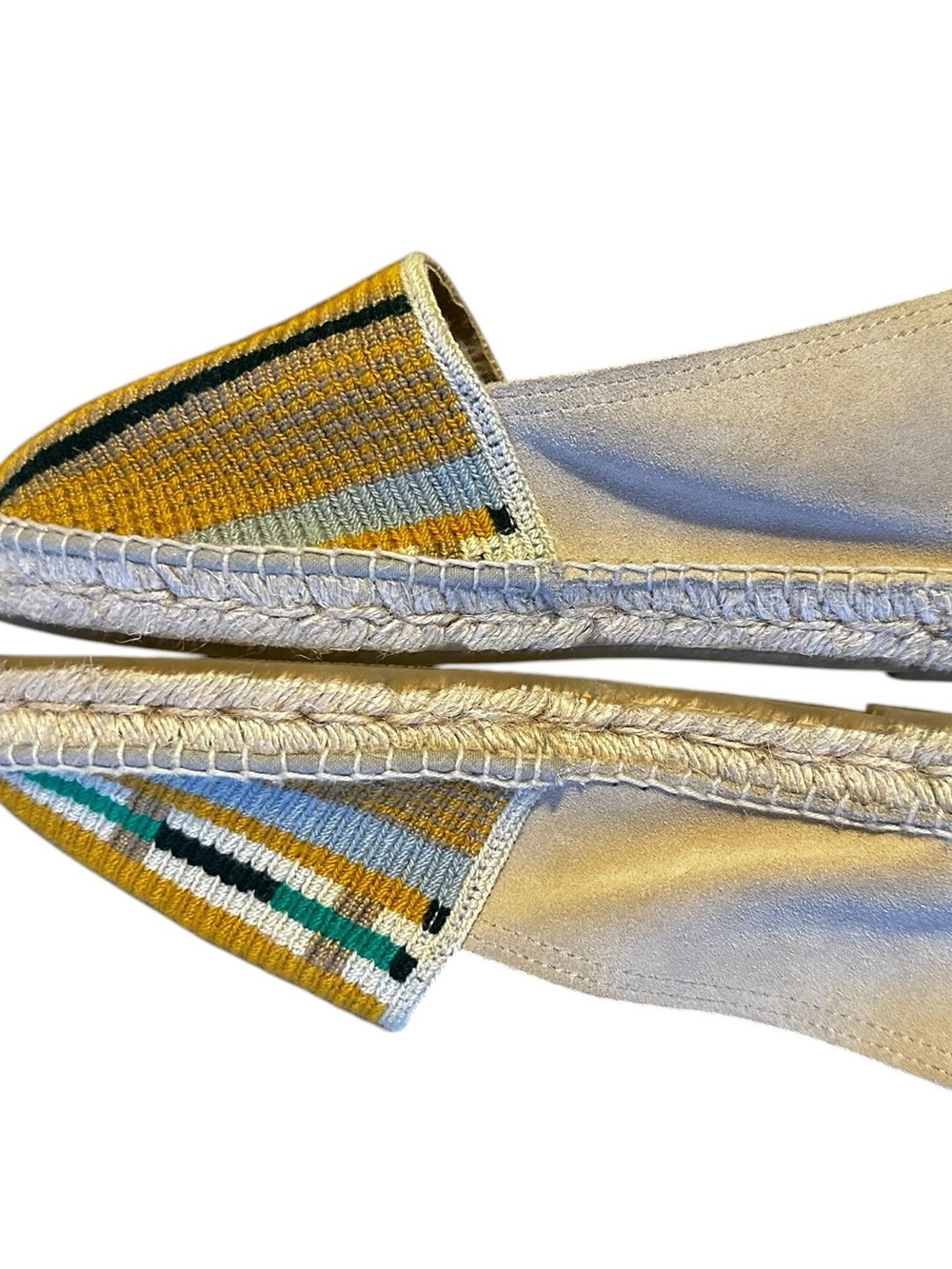 Guanabana Men’s Woven Stripe Espadrille Slip-On - Yellow & Multi-Color - Picture 7 of 11